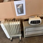 4x Electrische radiator kachel Dimplex, wit, bouwjaar 2019